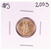Image 1 : 2003 $5 American Gold Eagle Coin