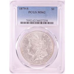 1879-S $1 Morgan Silver Dollar Coin PCGS MS62