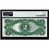 Image 2 : 1917 $2 Legal Tender Note Fr.60 PMG Choice Uncirculated 64