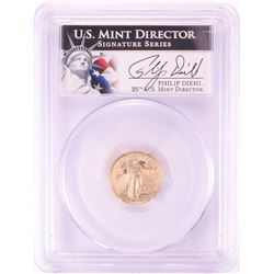 1990-P $5 Proof American Gold Eagle Coin PCGS PR69DCAM Mint Director Signature
