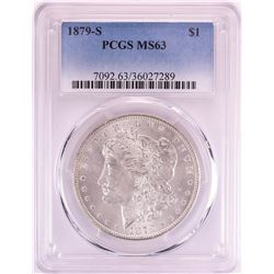 1879-S $1 Morgan Silver Dollar Coin PCGS MS63