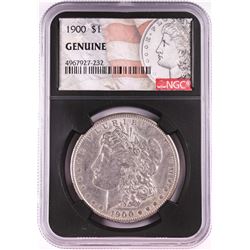 1900 $1 Morgan Silver Dollar Coin NGC Genuine