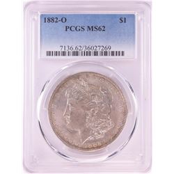 1882-O $1 Morgan Silver Dollar Coin PCGS MS62