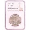 Image 1 : 1963-D Franklin Half Dollar Coin NGC MS64FBL