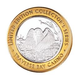 .999 Silver Traverse Bay Casino Peshawbestown, MI $10 Limited Edition Gaming Token