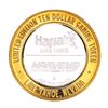 Image 2 : .999 Fine Silver Harveys Resort Lake Tahoe, Nevada $10 Limited Edition Gaming Token