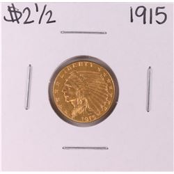1915 $2 1/2 Indian Head Quarter Eagle Gold Coin