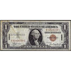1935A $1 Hawaii WWII Emergency Issue Silver Certificate Note