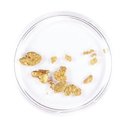 Lot of Gold Nuggets 2.55 Grams Gold Weight