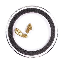 Lot of Gold Nuggets 2.03 Grams Gold Weight