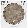Image 1 : 1924-S $1 Peace Silver Dollar Coin