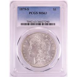 1879-S $1 Morgan Silver Dollar Coin PCGS MS63