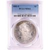 Image 1 : 1881-S $1 Morgan Silver Dollar Coin PCGS MS64 Nice Toning