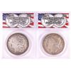 Image 1 : Lot of 1921-S & 1921-D $1 Morgan Silver Dollar Coins ANACS Genuine