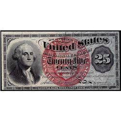March 3, 1863 Twenty-Five Cents Fourth Issue Fractional Currency Note