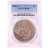 Image 1 : 1881-S $1 Morgan Silver Dollar Coin PCGS MS64