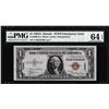Image 1 : 1935A $1 Hawaii WWII Emergency Silver Certificate Note PMG Choice Uncirculated 64EPQ