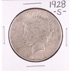 1928-S $1 Peace Silver Dollar Coin