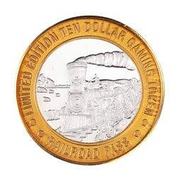 .999 Silver Railroad Pass Casino Henderson, Nevada $10 Limited Edition Gaming Token