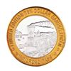 Image 1 : .999 Silver Railroad Pass Casino Henderson, Nevada $10 Limited Edition Gaming Token