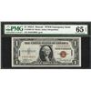 Image 1 : 1935A $1 Hawaii Silver Certificate WWII Emergency Note PMG Gem Uncirculated 65EPQ