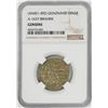 Image 1 : AH451-492 Ghaznavid Dinar A-1637 Ibrahim Gold Coin NGC Genuine
