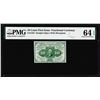 Image 1 : 1862 Ten Cent First Issue Fractional Note Fr.1242 PMG Choice Uncirculated 64EPQ
