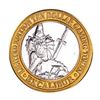 Image 1 : .999 Fine Silver Excalibur Las Vegas, Nevada $10 Limited Edition Gaming Token