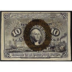 March 3, 1863 Ten Cents Second Issue Fractional Currency Note