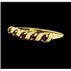 Image 2 : 14KT Yellow Gold Ladies 0.40 ctw Ruby Ring