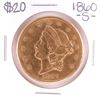 Image 1 : 1860-S $20 Liberty Head Double Eagle Gold Coin