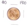 Image 1 : 1900 $5 Liberty Head Half Eagle Gold Coin