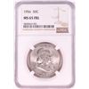 Image 1 : 1956 Franklin Half Dollar Coin NGC MS65FBL