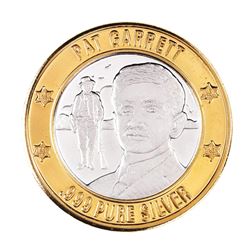.999 Silver Lawmen Series Pat Garrett $10 Limited Edition Casino Gaming Token