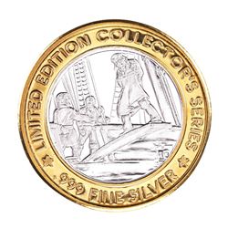 .999 Fine Silver Treasure Bay Casino Biloxi, MS $10 Limited Edition Gaming Token