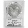 Image 2 : 2016-W $1 Burnished American Silver Eagle Coin PCGS SP70 First Strike Moy Signature