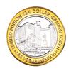 Image 2 : .999 Fine Silver Las Vegas Club $10 Limited Edition Gaming Token