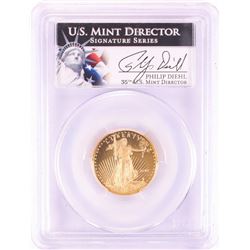 2010-W $10 Proof American Gold Eagle Coin PCGS PR69DCAM Mint Director Signature