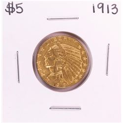 1913 $5 Indian HeadEagle Gold Coin