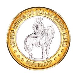 .999 Silver Binions Horseshoe Las Vegas, NV $10 Casino Limited Edition Gaming Token