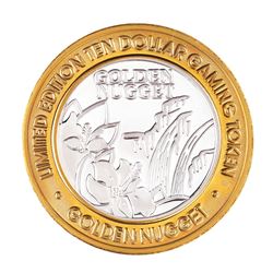 .999 Silver Golden Nugget Laughlin, NV $10 Casino Limited Edition Gaming Token