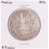 Image 1 : 1896 Mexico 8 Reales Silver Coin