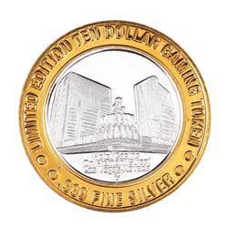 .999 Fine Silver Four Queens Las Vegas, NV $10 Limited Edition Gaming Token