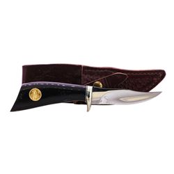H. Grace Marker Knife with 1/10 oz American Gold Eagle Coin Embedded