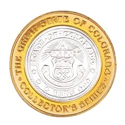 .999 Silver State of Colorado Collectors Series Lark Bunting Gaming Token