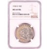 Image 1 : 1958-D Franklin Half Dollar Coin NGC MS64FBL