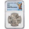 Image 1 : 1984Mo Mexico 1 Onza Libertad Silver Coin NGC MS66