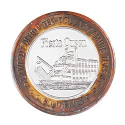 .999 Fine Silver Gold River Laughlin, Nevada $10 Limited Edition Gaming Token