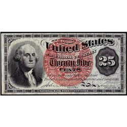March 3, 1863 Twenty-Five Cents Fourth Issue Fractional Currency Note