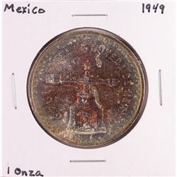1949 Mexico Un Onza Silver Coin
